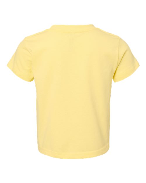 Rabbit Skins 3301T Toddler Cotton Jersey Tee - Banana - back