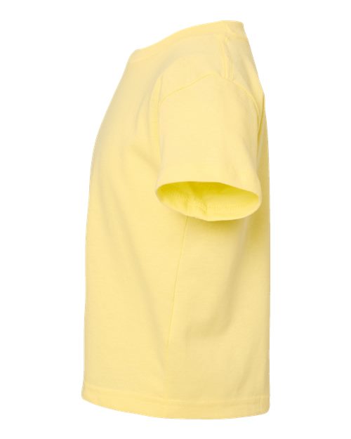 Rabbit Skins 3301T Toddler Cotton Jersey Tee - Banana - side