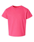 Rabbit Skins 3301T Toddler Cotton Jersey Tee - Hot Pink - front