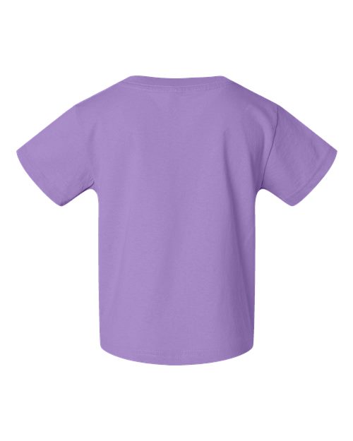 Rabbit Skins 3301T Toddler Cotton Jersey Tee - Lavender - back