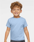 Rabbit Skins 3301T Toddler Cotton Jersey Tee - Light Blue - model front
