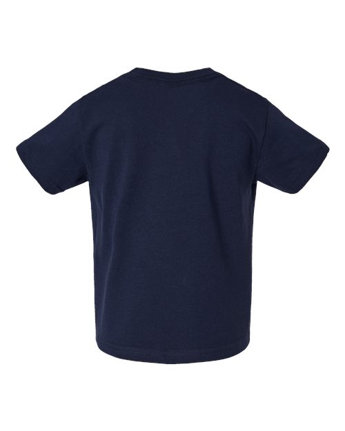 Rabbit Skins 3301T Toddler Cotton Jersey Tee - Navy - back