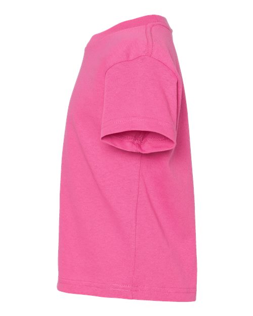 Rabbit Skins 3301T Toddler Cotton Jersey Tee - Raspberry - side