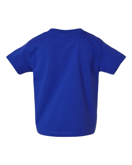 Rabbit Skins 3301T Toddler Cotton Jersey Tee - Royal - back
