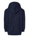 Rabbit Skins 3346 Toddler Full-Zip Fleece Hoodie Sweatshirt - Navy - back