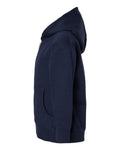 Rabbit Skins 3346 Toddler Full-Zip Fleece Hoodie Sweatshirt - Navy - side
