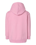 Rabbit Skins 3346 Toddler Full-Zip Fleece Hoodie Sweatshirt - Pink - back