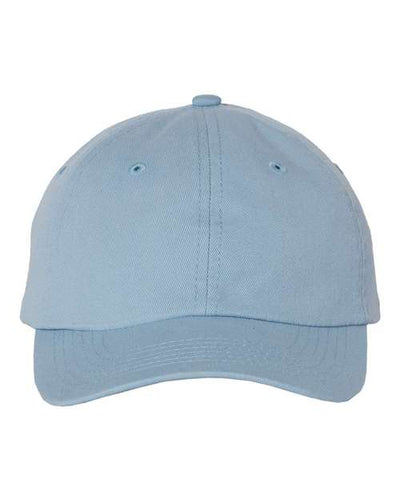 Valucap VC300Y Youth Small Fit Bio-Washed Dad Hat - Baby Blue - front