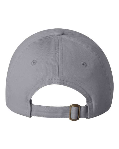 Valucap VC300Y Youth Small Fit Bio-Washed Dad Hat - Grey - back