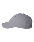 Valucap VC300Y Youth Small Fit Bio-Washed Dad Hat - Grey - side