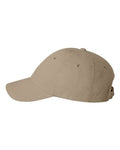 Valucap VC300Y Youth Small Fit Bio-Washed Dad Hat - Khaki - side