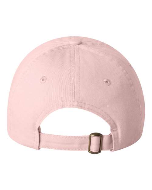 Valucap VC300Y Youth Small Fit Bio-Washed Dad Hat - Light Pink - back