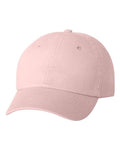Valucap VC300Y Youth Small Fit Bio-Washed Dad Hat - Light Pink - front