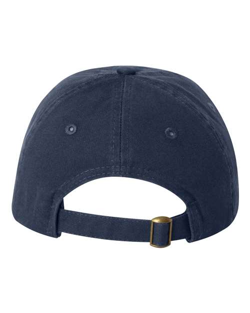 Valucap VC300Y Youth Small Fit Bio-Washed Dad Hat - Navy - back