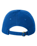 Valucap VC300Y Youth Small Fit Bio-Washed Dad Hat - Royal - back