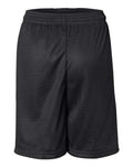 Badger 2207 Youth Pro Mesh 6" Shorts - Black - back