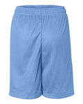Badger 2207 Youth Pro Mesh 6" Shorts - Columbia Blue  - back