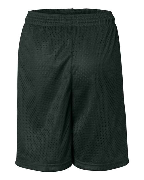 Badger 2207 Youth Pro Mesh 6" Shorts - Forest - back
