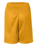 Badger 2207 Youth Pro Mesh 6" Shorts - Gold - back
