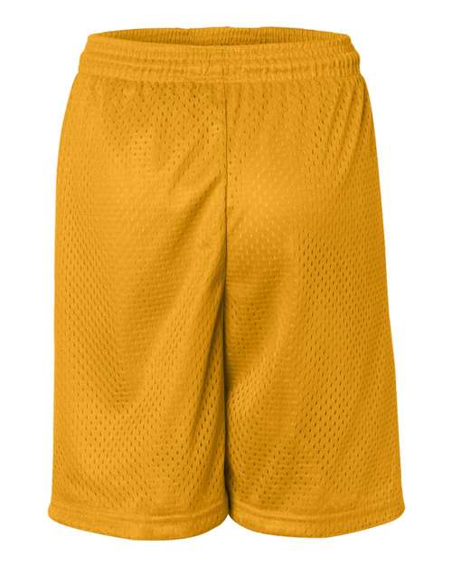 Badger 2207 Youth Pro Mesh 6" Shorts - Gold - back