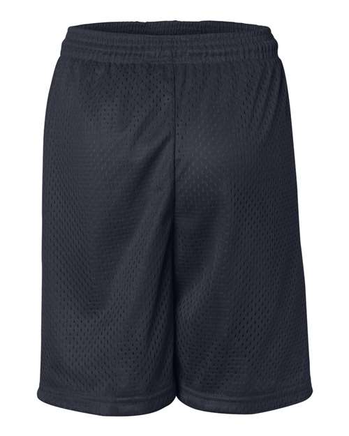 Badger 2207 Youth Pro Mesh 6" Shorts - Navy - back
