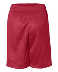 Badger 2207 Youth Pro Mesh 6" Shorts - Red - back