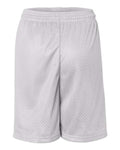 Badger 2207 Youth Pro Mesh 6" Shorts - White - back