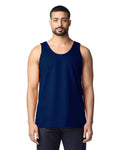 Gildan G220 Ultra Cotton Tank Top - Navy - model front