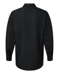 Red Kap SP14 Men's Industrial Long Sleeve Work Shirt - Black - back