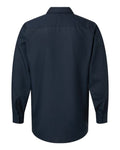 Red Kap SP14 Men's Industrial Long Sleeve Work Shirt - Navy - back