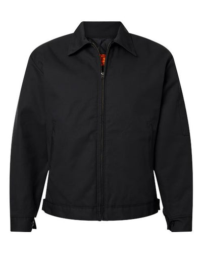 Red Kap JT22 Men's Waist Length Jacket - Black - front