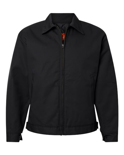Red Kap JT22 Men's Waist Length Jacket - Black - front