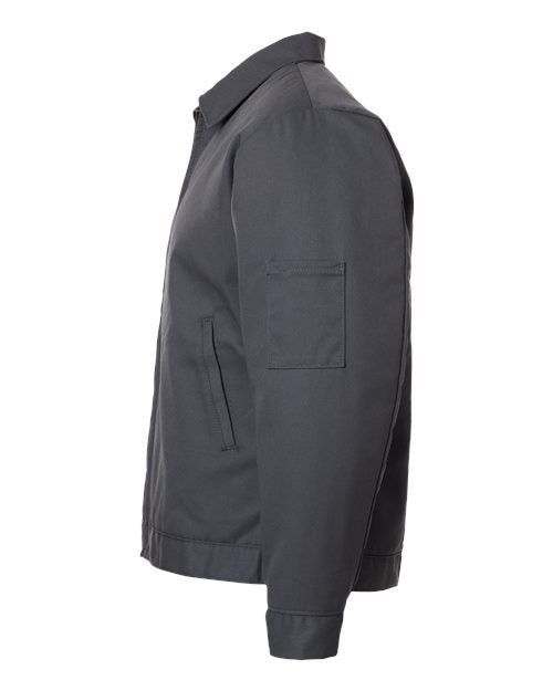 Red Kap JT22 Men's Waist Length Jacket - Charcoal - side