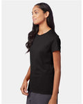 Hanes SL04 Women's Perfect-T T-Shirt - Black - model side