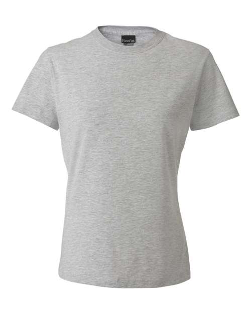 Hanes SL04 Women's Perfect-T T-Shirt - Light Steel - front