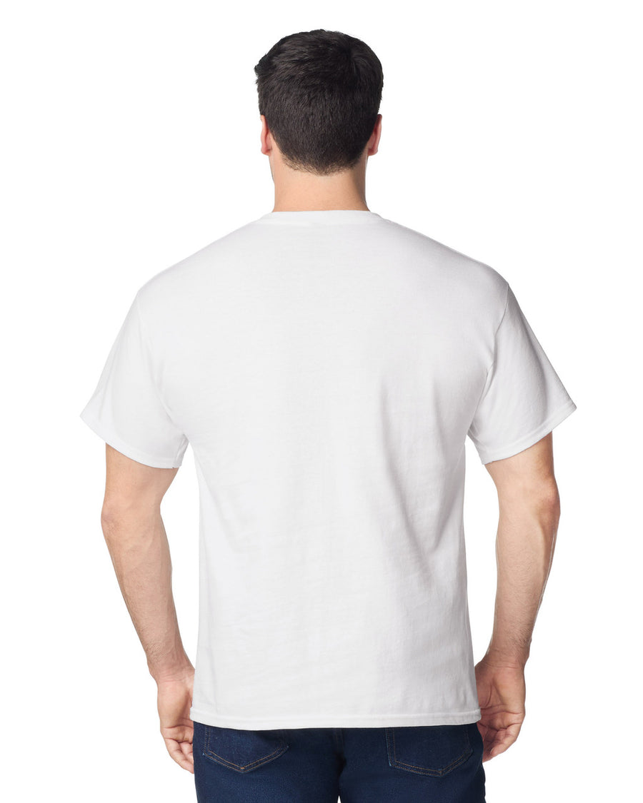 Gildan 2300 Unisex Ultra Cotton Pocket T-Shirt - White - model back
