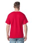 Gildan 2300 Unisex Ultra Cotton Pocket T-Shirt - Red - model back