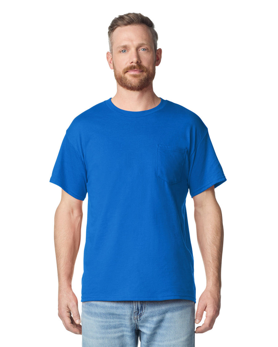 Gildan 2300 Unisex Ultra Cotton Pocket T-Shirt - Royal - model front