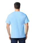 Gildan 2300 Unisex Ultra Cotton Pocket T-Shirt - Light Blue - model back