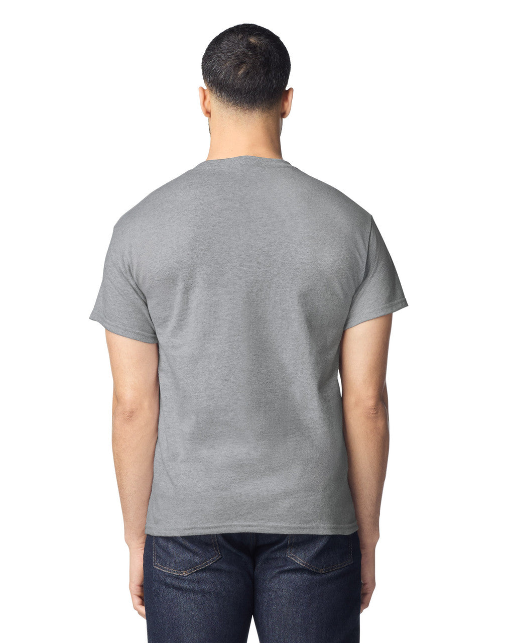 Gildan 2300 Unisex Ultra Cotton Pocket T-Shirt - Sport Grey - model back