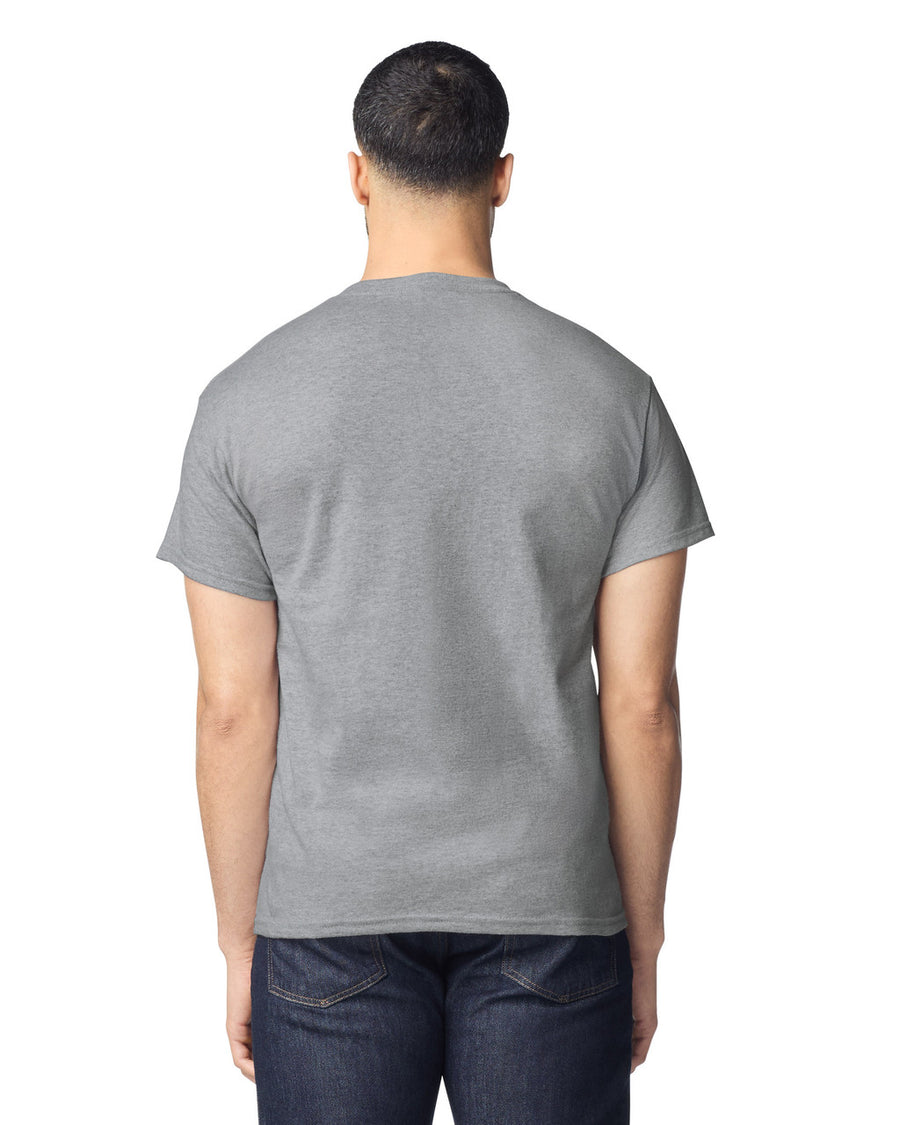 Gildan 2300 Unisex Ultra Cotton Pocket T-Shirt - Sport Grey - model back