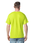 Gildan 2300 Unisex Ultra Cotton Pocket T-Shirt - Safety Green - model back