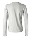 BELLA + CANVAS 6500 Women’s Jersey Long Sleeve Tee - White - back