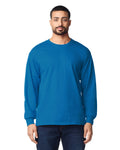 Gildan G240 Ultra Cotton Long Sleeve T-Shirt - Sapphire - model front