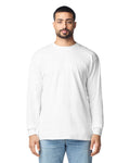 Gildan G240 Ultra Cotton Long Sleeve T-Shirt - White - model front