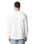 Gildan G240 Ultra Cotton Long Sleeve T-Shirt - White - model back