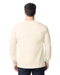 Gildan G240 Ultra Cotton Long Sleeve T-Shirt - Natural - model back