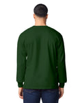 Gildan G240 Ultra Cotton Long Sleeve T-Shirt - Forest Green - model back