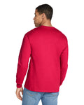 Gildan G240 Ultra Cotton Long Sleeve T-Shirt - Red - model back