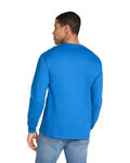 Gildan G240 Ultra Cotton Long Sleeve T-Shirt - Royal - model back